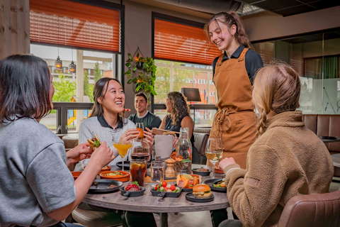 Social dining experience with tapas sharing plates at Raus Social