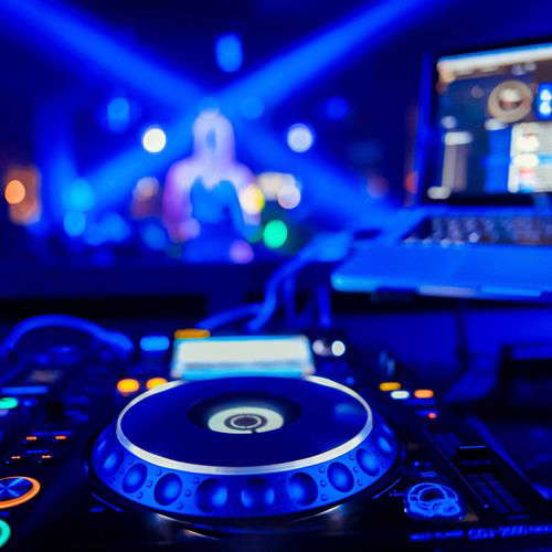 Professional sound system at Tåkt underground nightclub